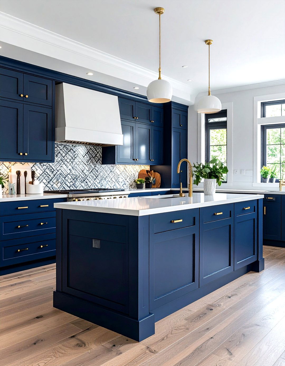 Navy Blue Kitchen - 30 photo-ready kitchen ideas