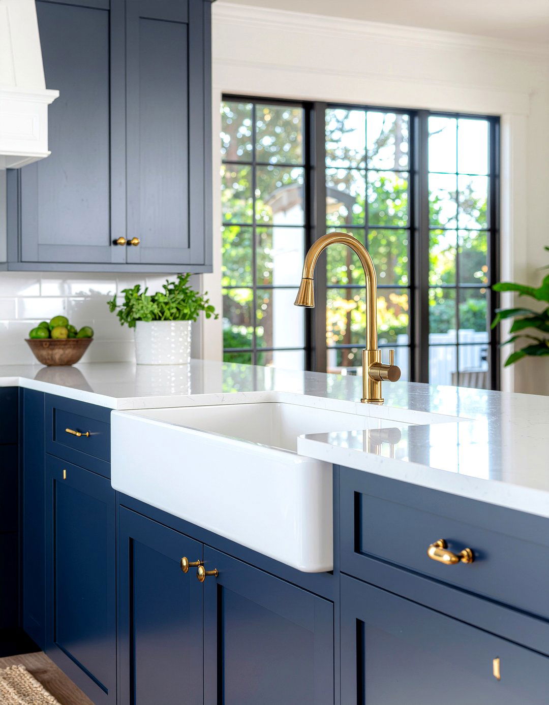 Navy Blue Kitchen Bridge Faucet - 30 bridge kitchen faucet ideas