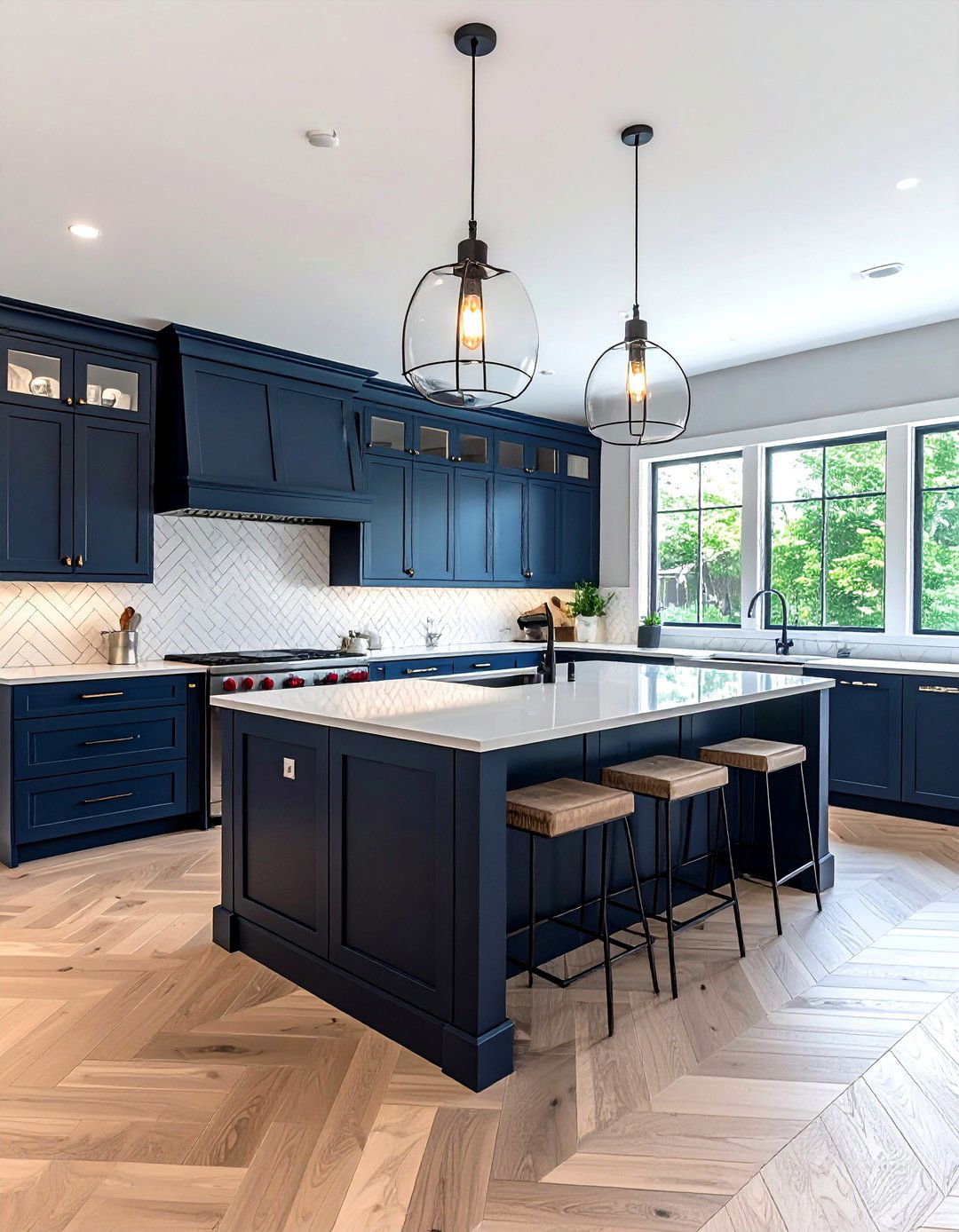 30 Blue Kitchen Cabinet Ideas for a Refreshing Home Update