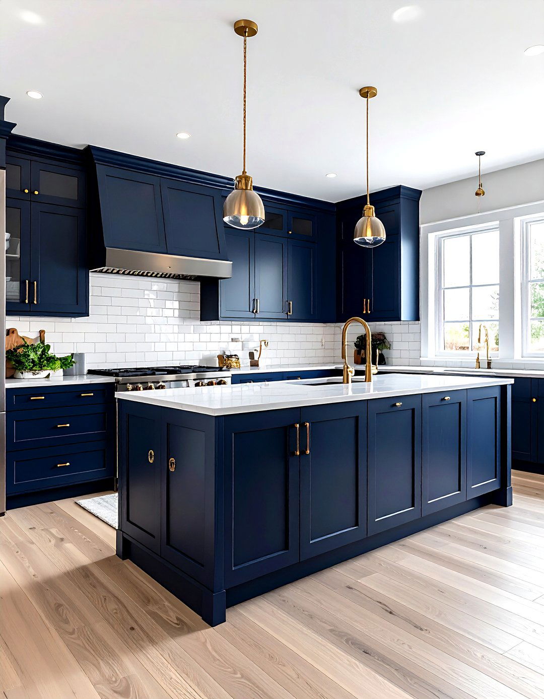Navy Blue Kitchen Cabinets - 30 kitchen heart of the home ideas