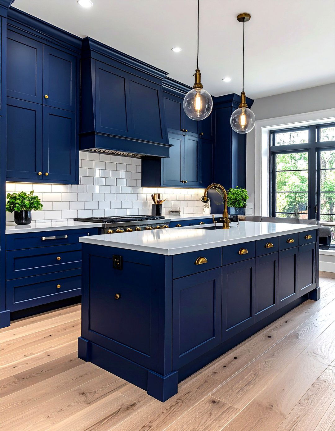 Navy Blue Kitchen Cabinets - 30 kitchen inspiration ideas