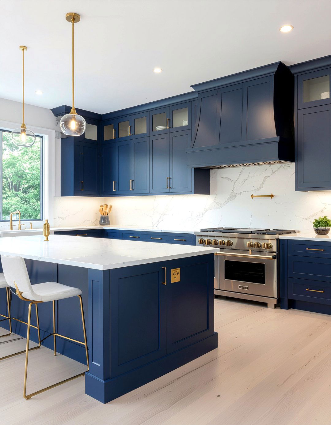 Navy Blue Kitchen Cabinets - 30 signature kitchen ideas