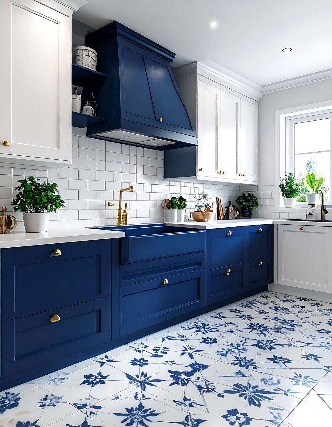 Navy Blue Kitchen Sink - 30 double bowl sink kitchen ideas