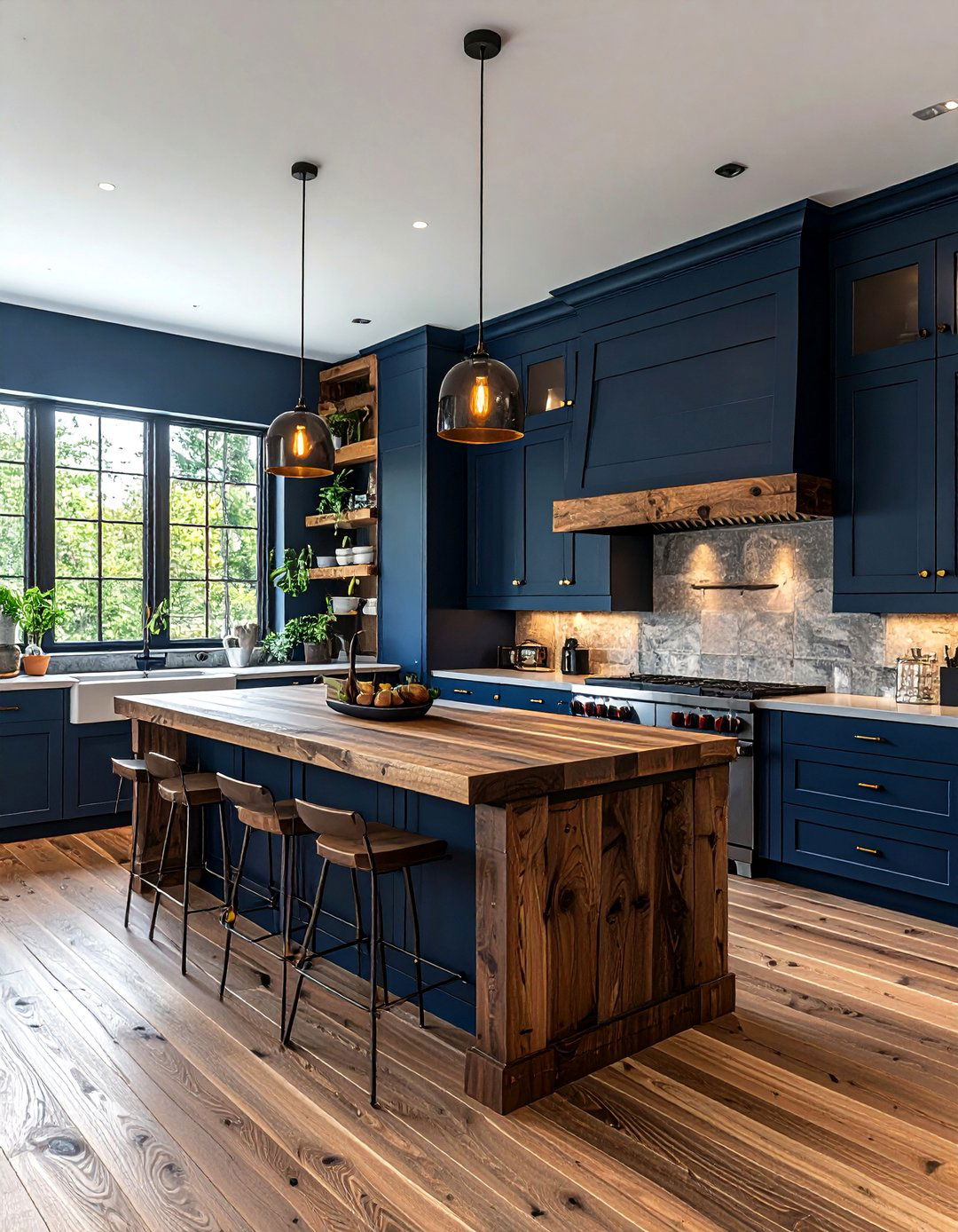 30 Bold Navy Blue Kitchen Ideas for a Modern Home Update