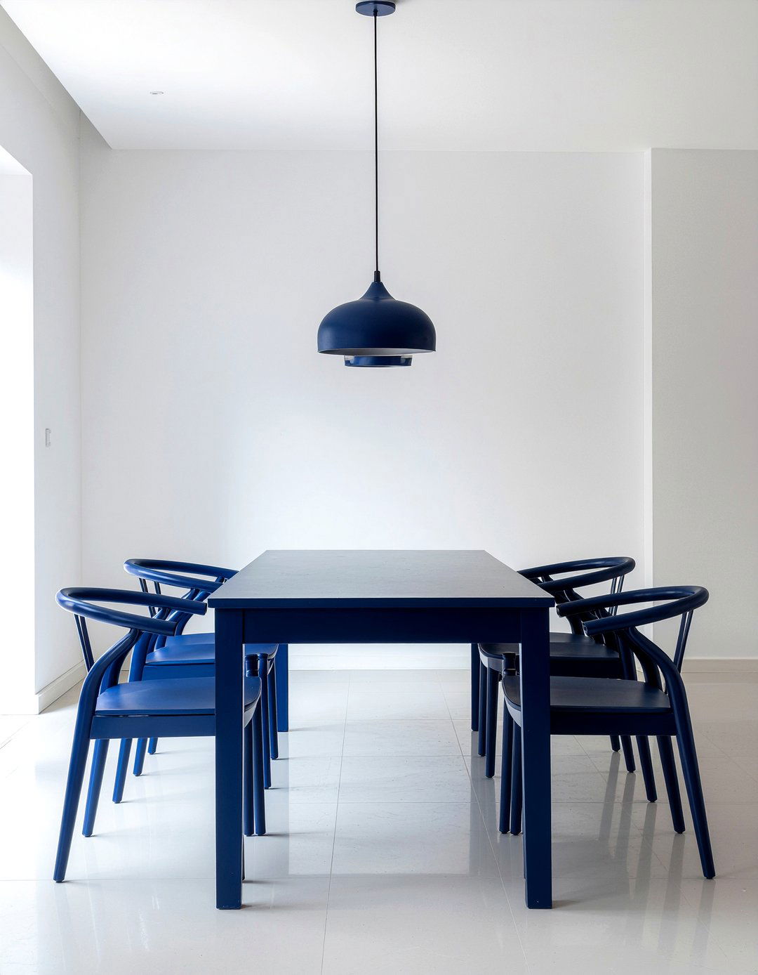 Navy Blue Minimalist Decor - 30 navy blue dining room ideas