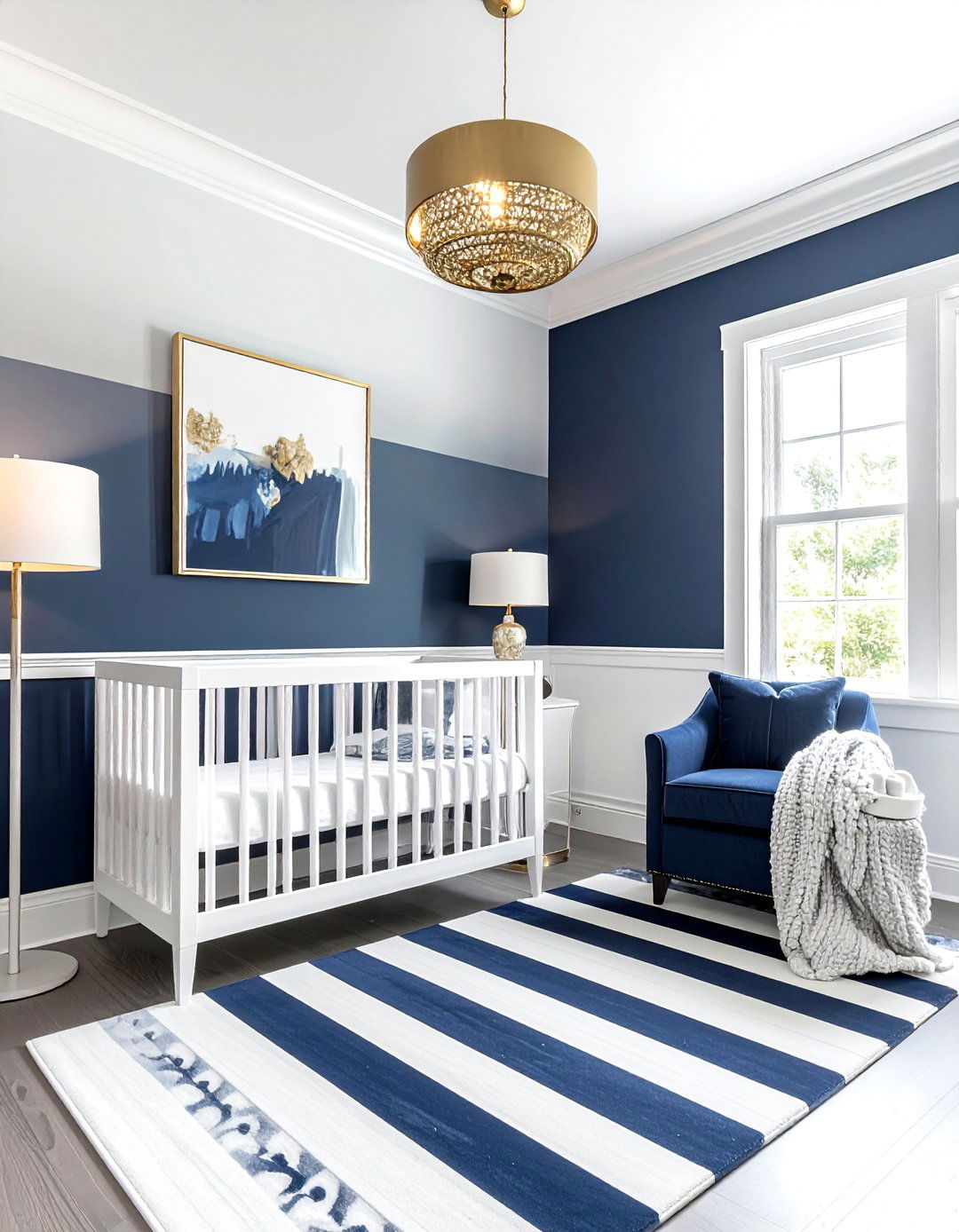 Navy Blue Nursery - 30 nursery decor ideas