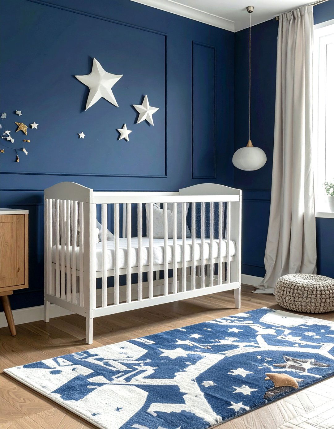 Navy Blue Nursery - 30 navy bedroom decor ideas