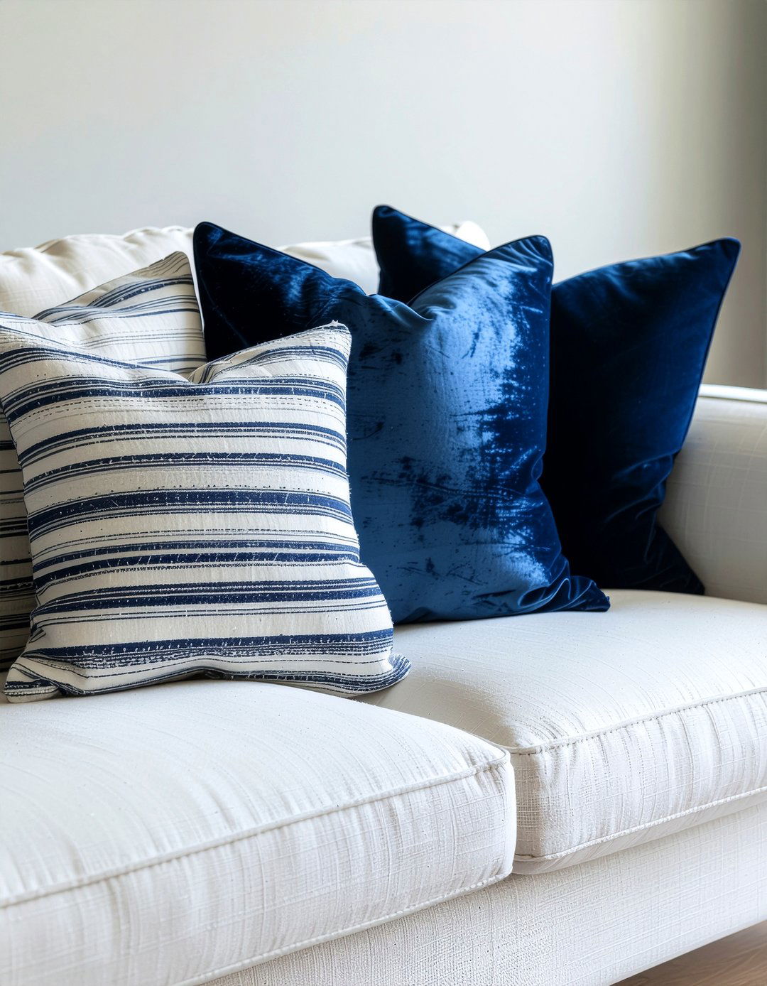 Navy Blue Pillows - 30 living room throw pillows