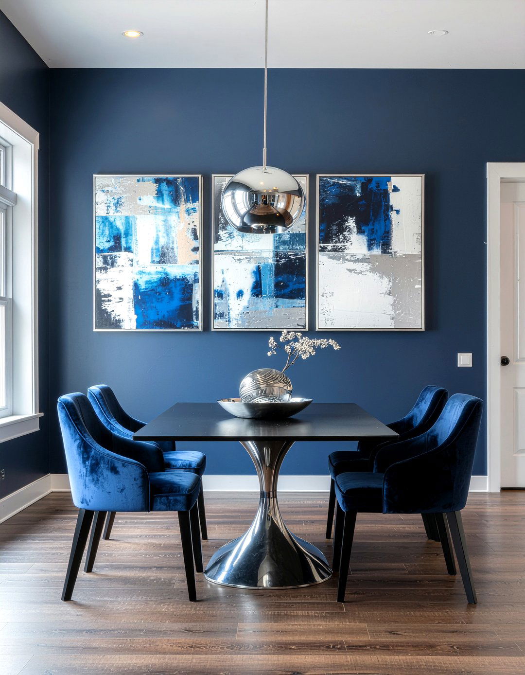 30 Stylish Navy Blue Dining Room Ideas for Elegant Living