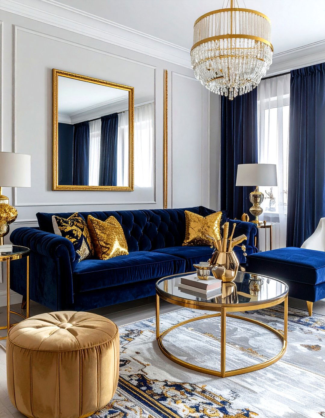 30 Navy Living Room Design Ideas for a Bold, Sophisticated Look