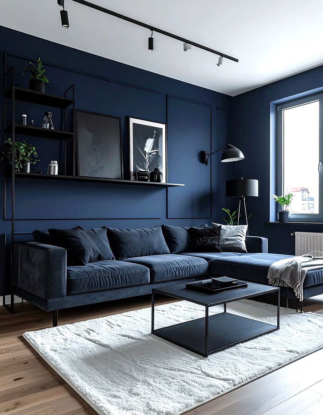 Navy Living Room Black - 30 minimalist navy living room ideas