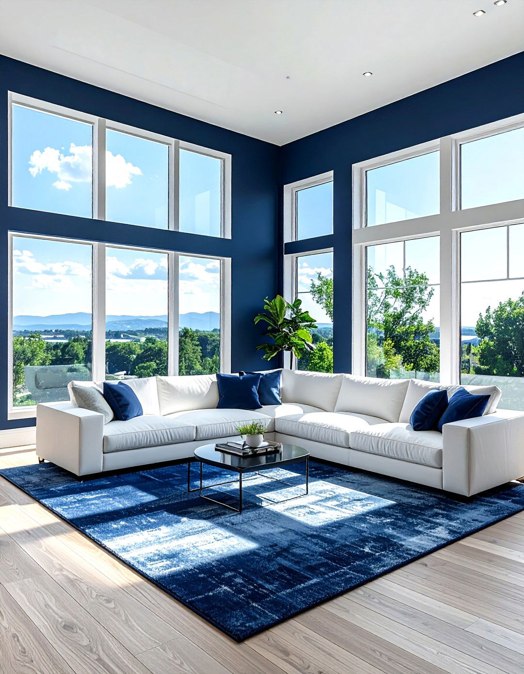 30 Minimalist Navy Living Room Ideas for a Sophisticated Look