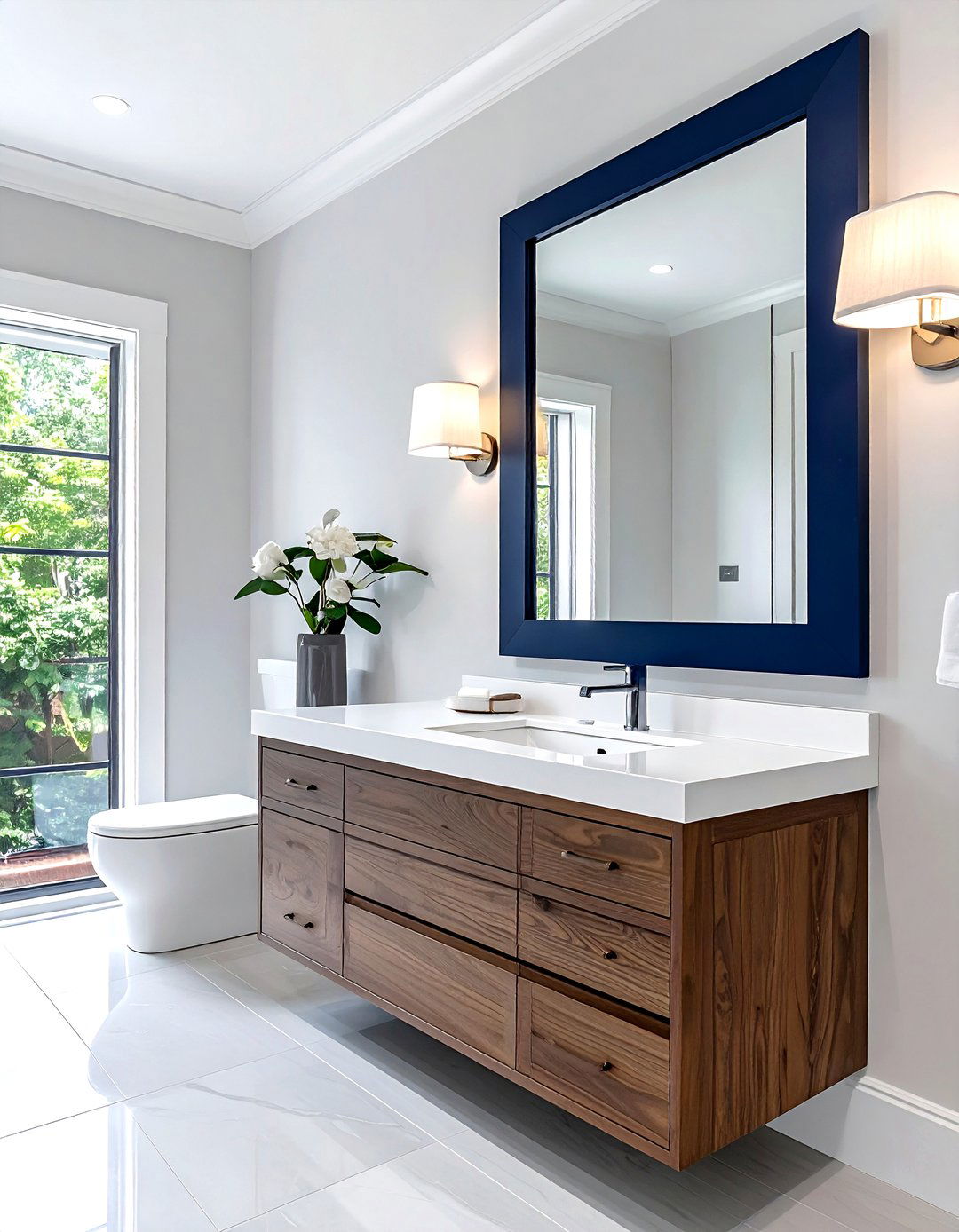 30 Navy Bathroom Design Ideas for a Modern Luxury Feel