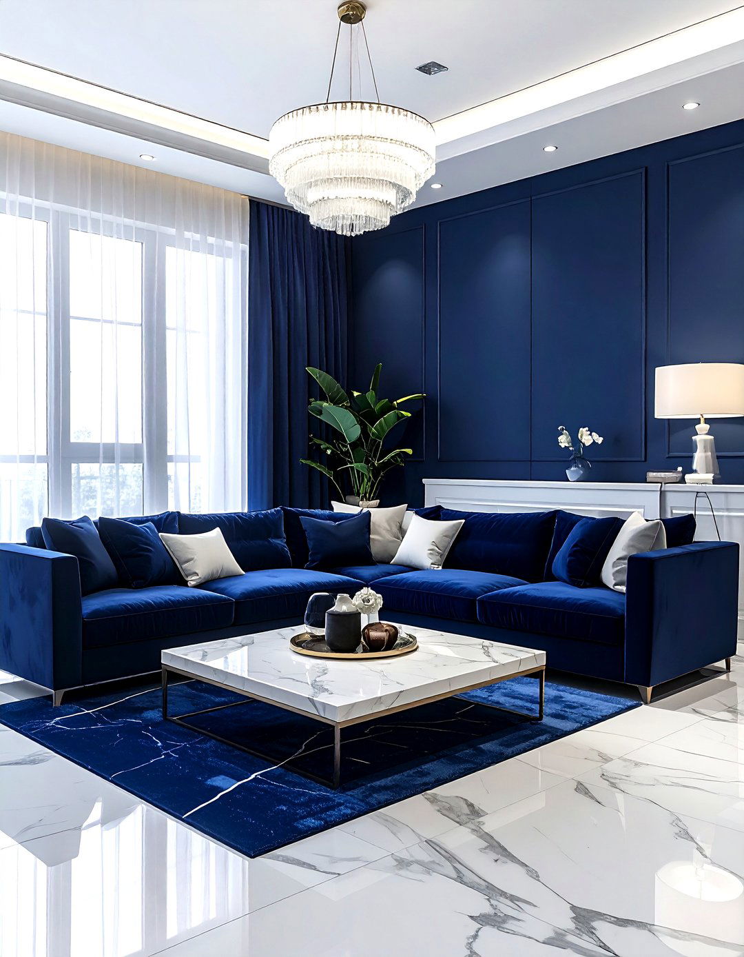 30 Navy Living Room Decor Ideas for a Stylish Blue Home