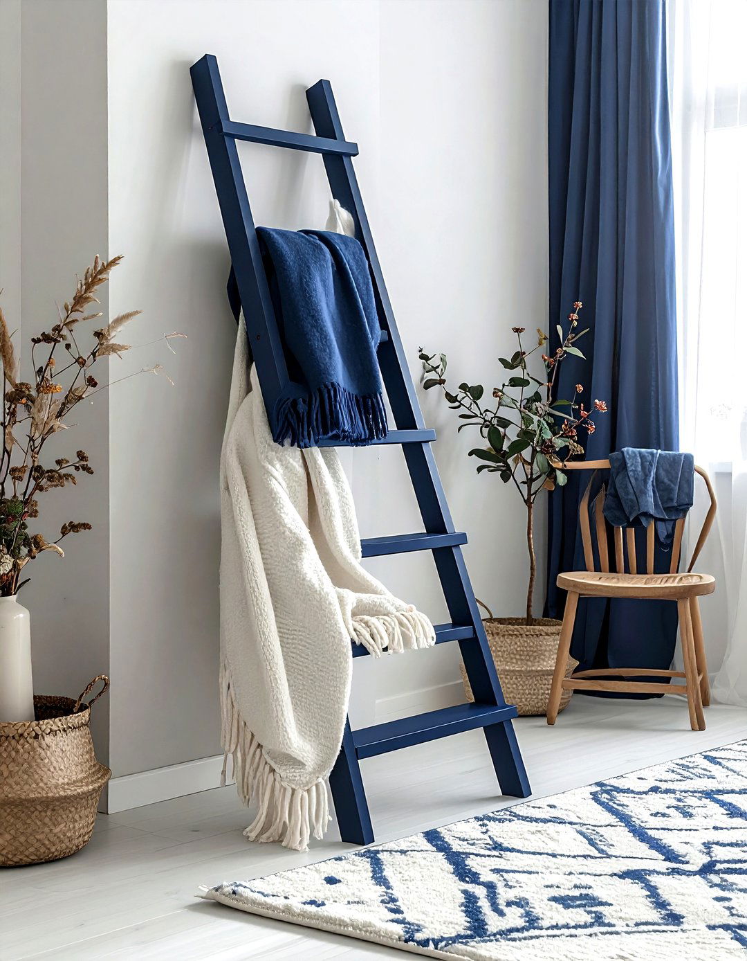 30 Bold Scandinavian Navy Living Room Ideas for Modern Homes