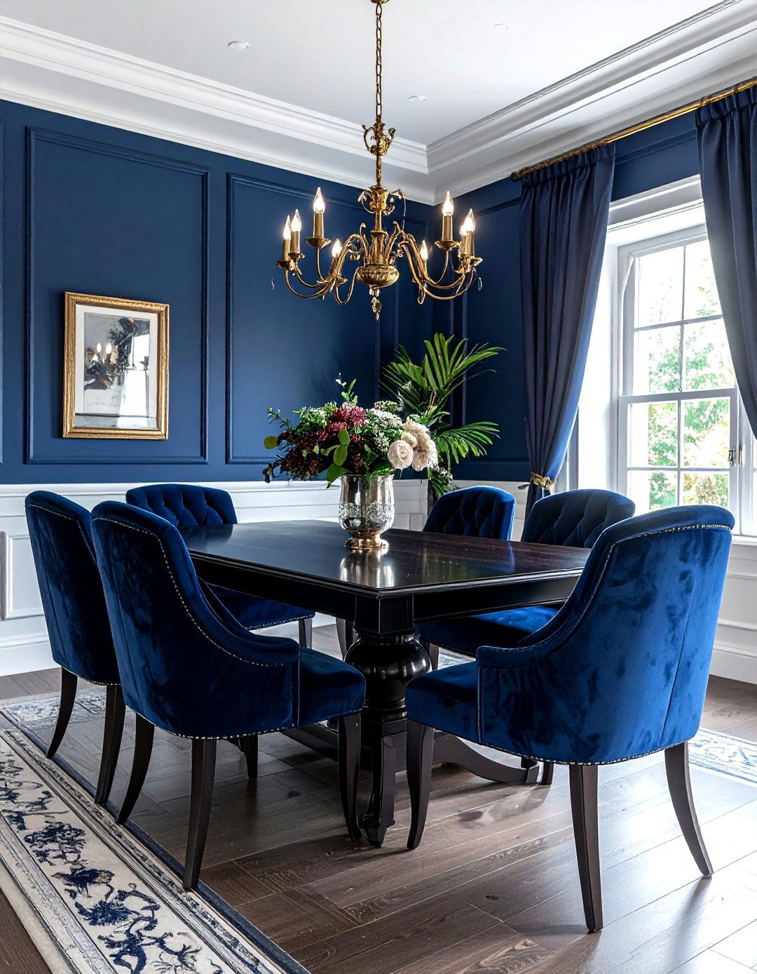 Navy blue paint - 30 paint color ideas