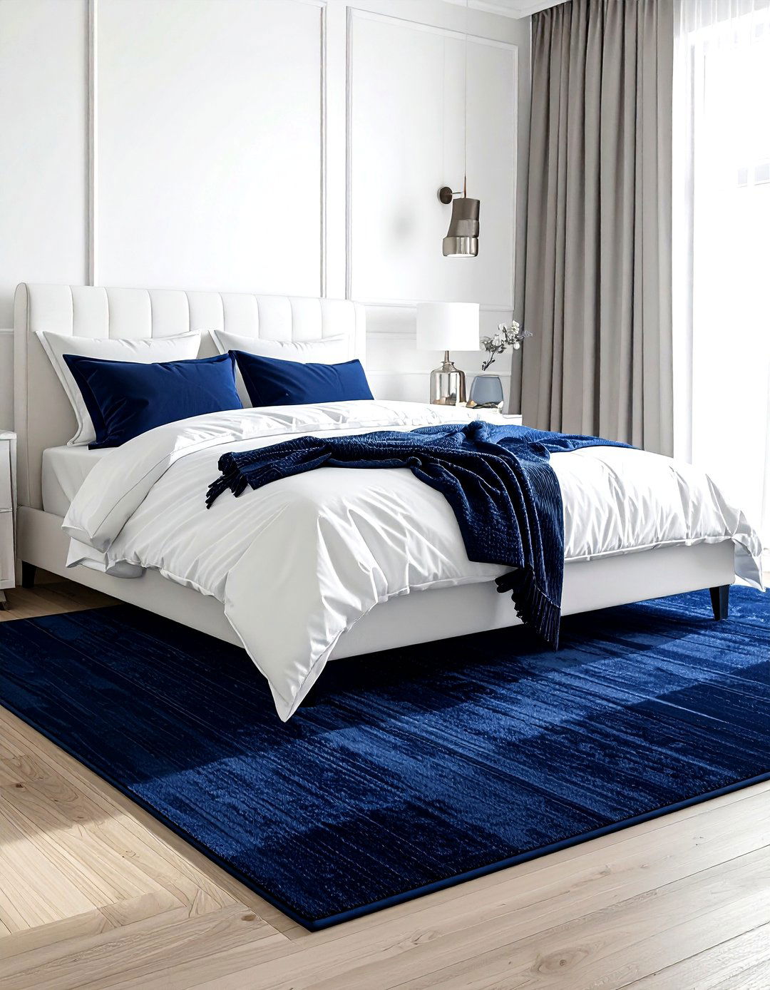 30 Modern Navy Bedroom Ideas for a Calm and Cozy Retreat