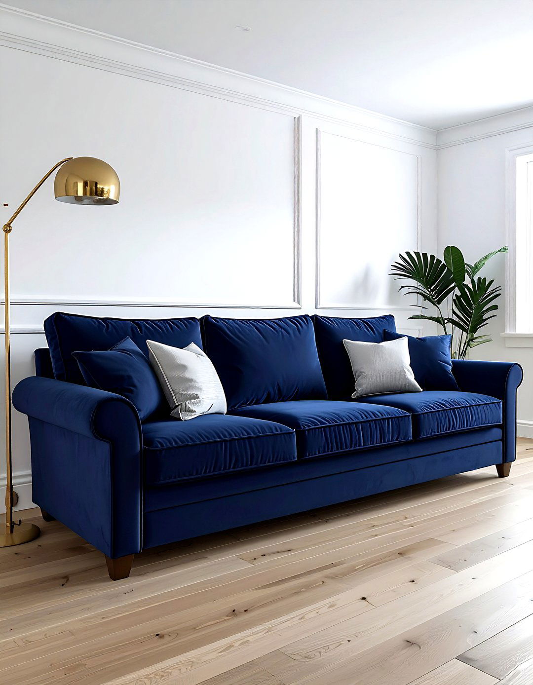Navy blue sleeper sofa - 30 living room sofa bed ideas
