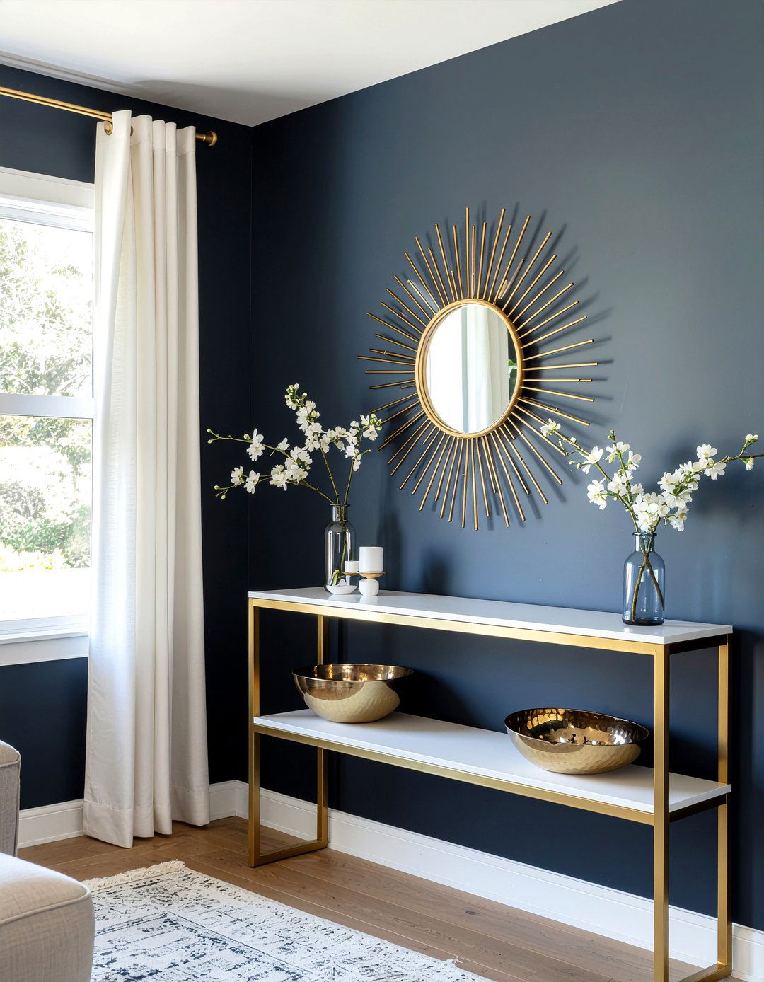 30 Bold Living Room Navy Walls for a Sophisticated Aesthetic