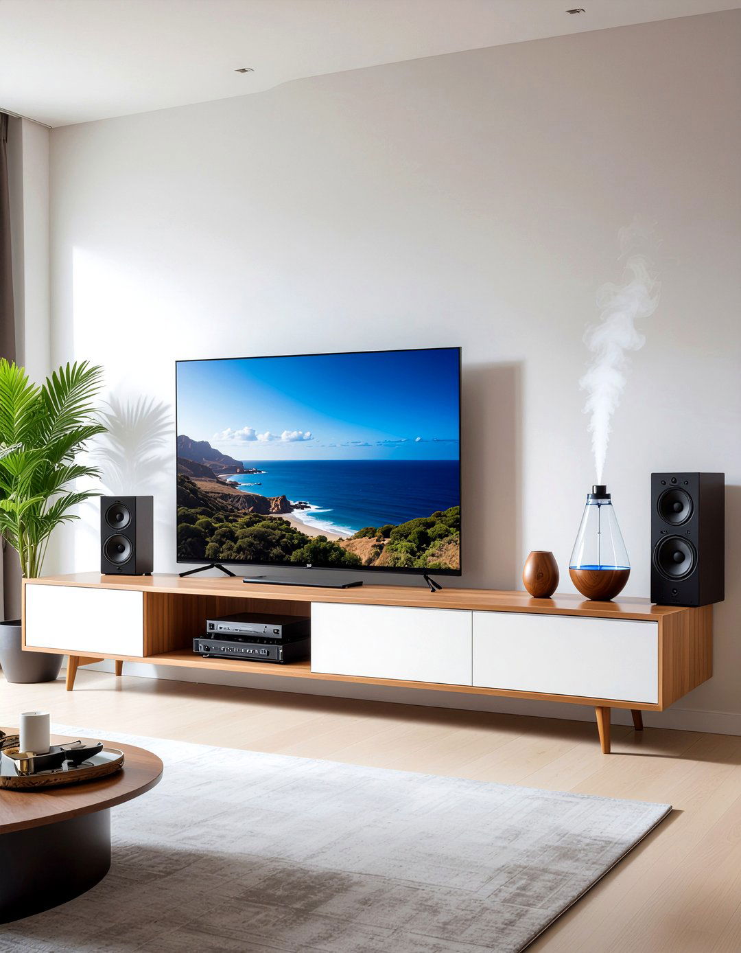 Nebulizing Diffuser - 30 living room aromatherapy ideas