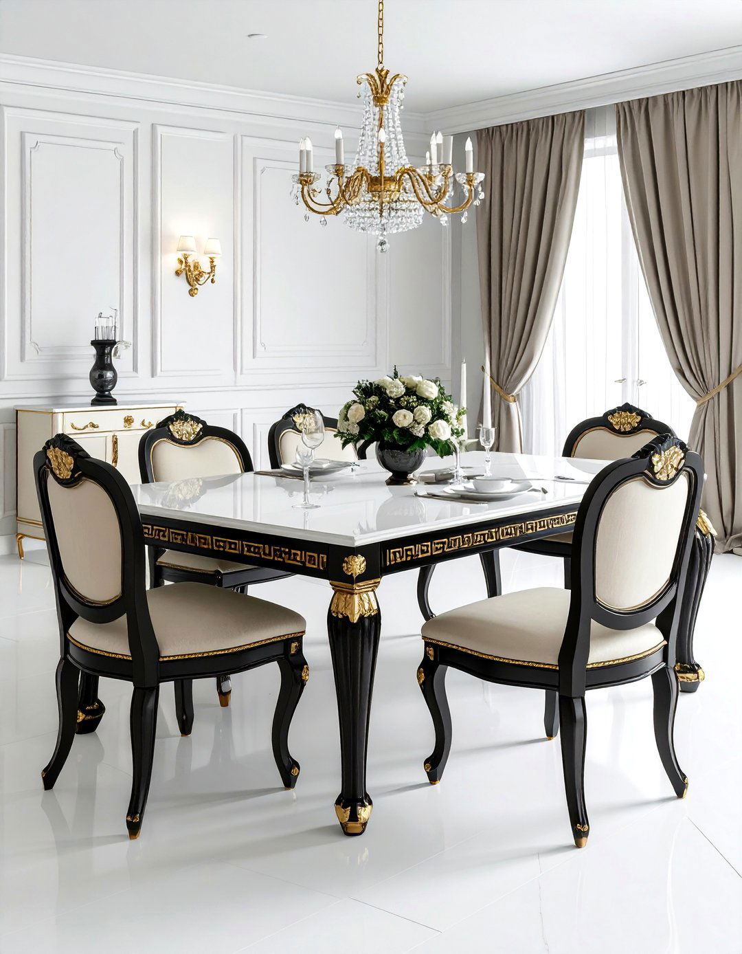 Neoclassical Dining Furniture - 30 regal dining room ideas
