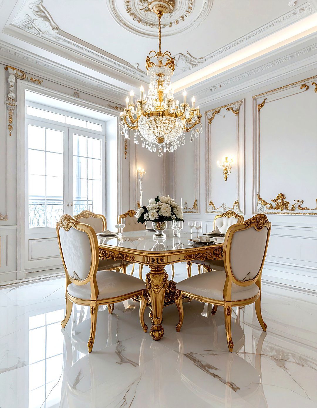Neoclassical Dining Room - 30 grand dining room ideas
