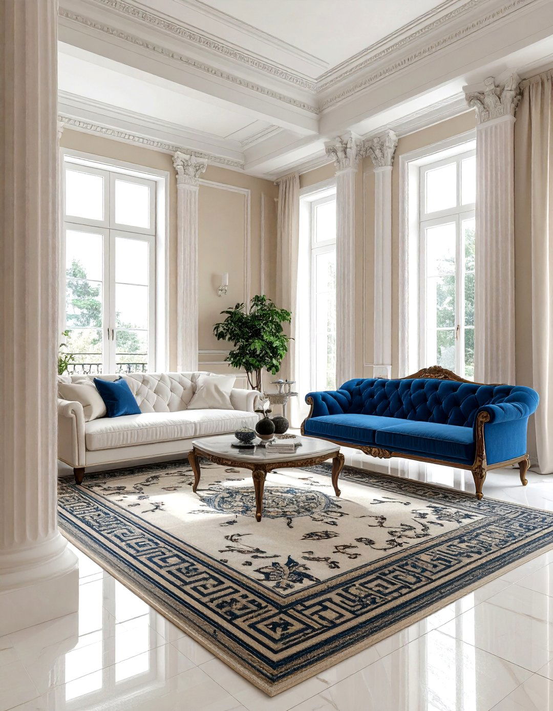 Neoclassical Living Area - 30 historic home decor ideas