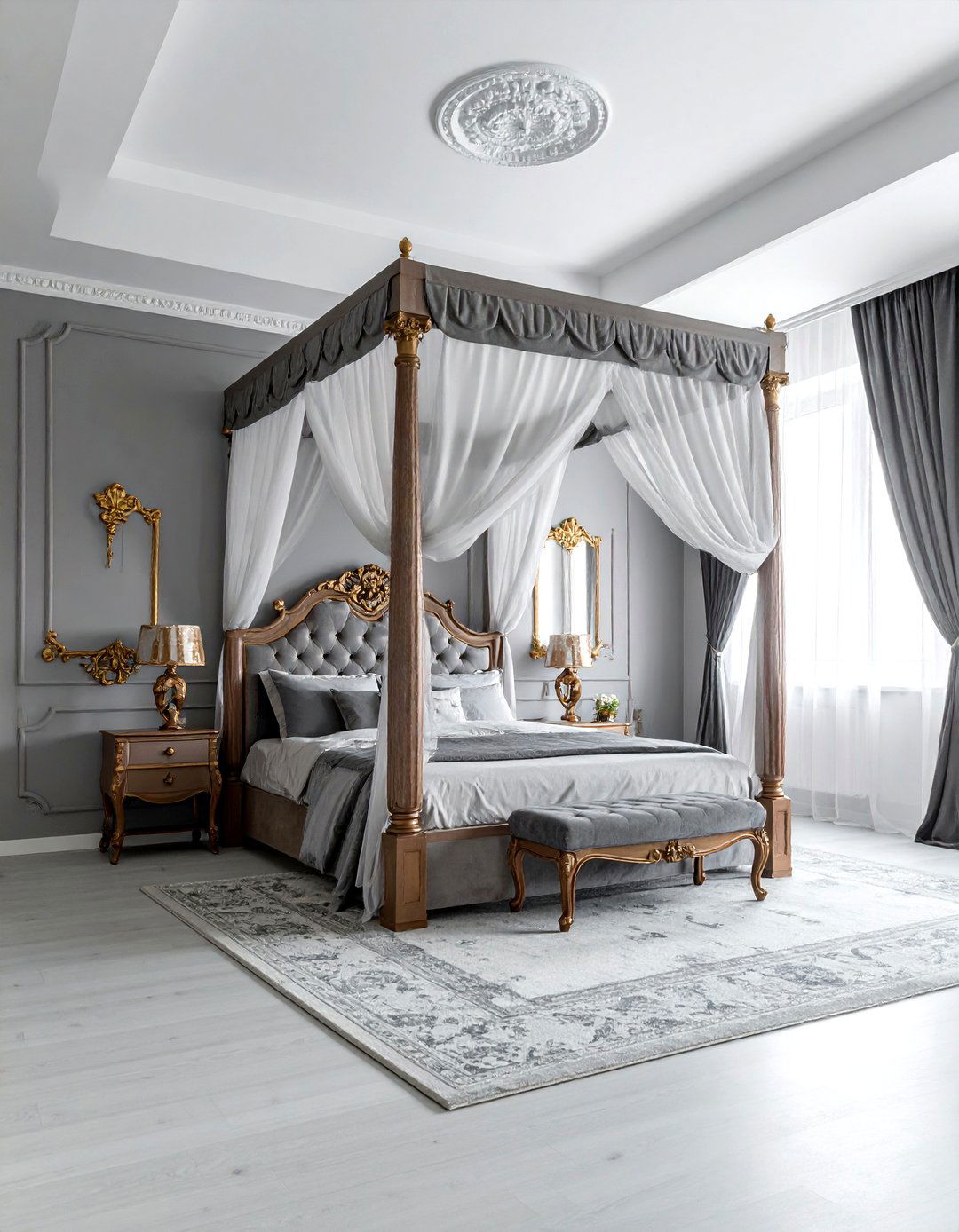 Neoclassical bedroom - 30 period home bedroom ideas