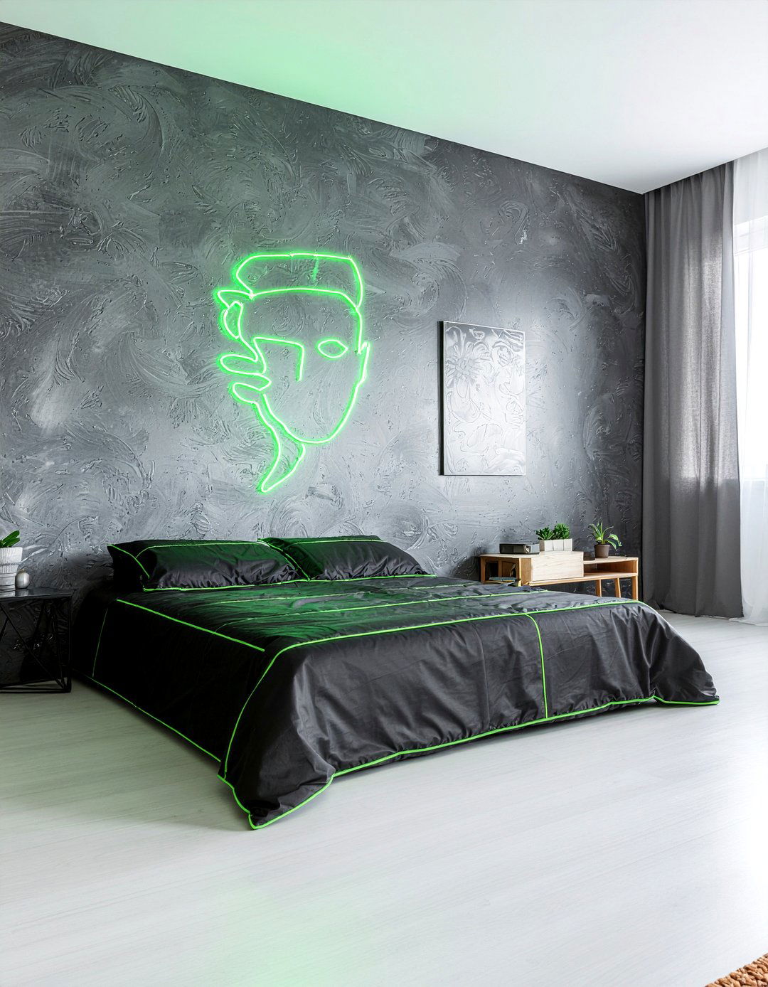 Neon Green Bedroom - 30 green bedroom ideas