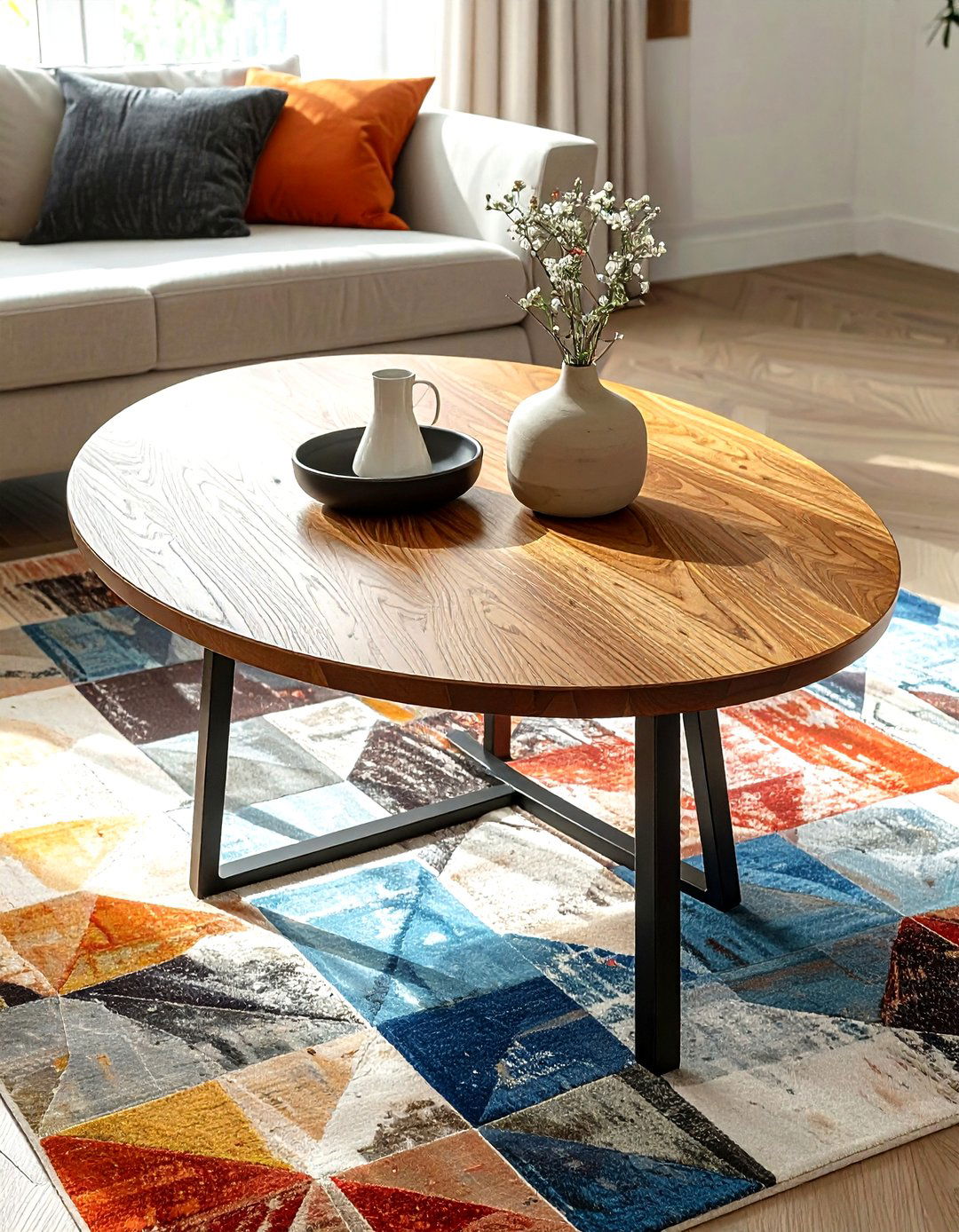 Nested Oval Coffee Tables - 30 living room oval coffee tables