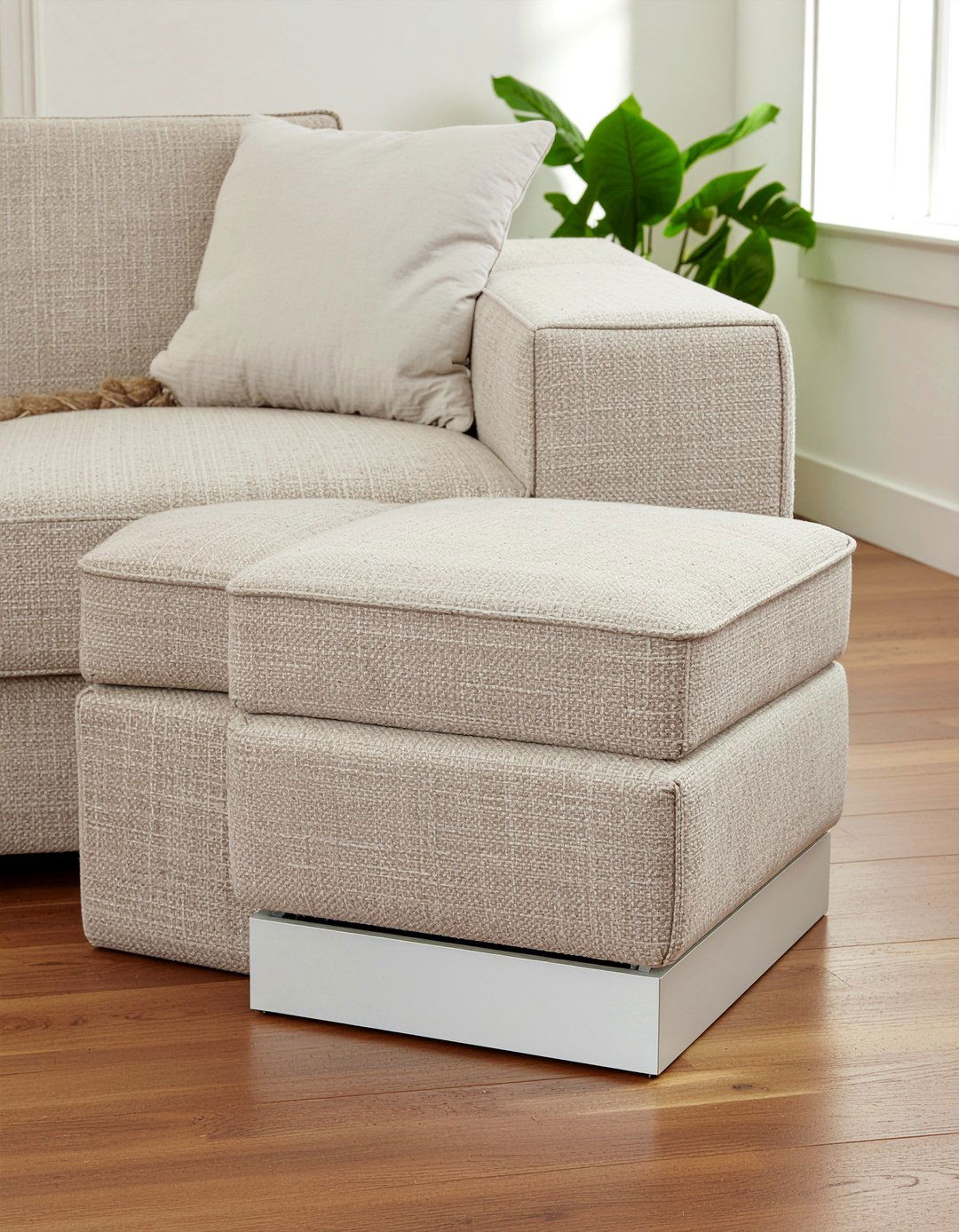Nested Storage Ottoman Set - 30 living room storage ottoman ideas