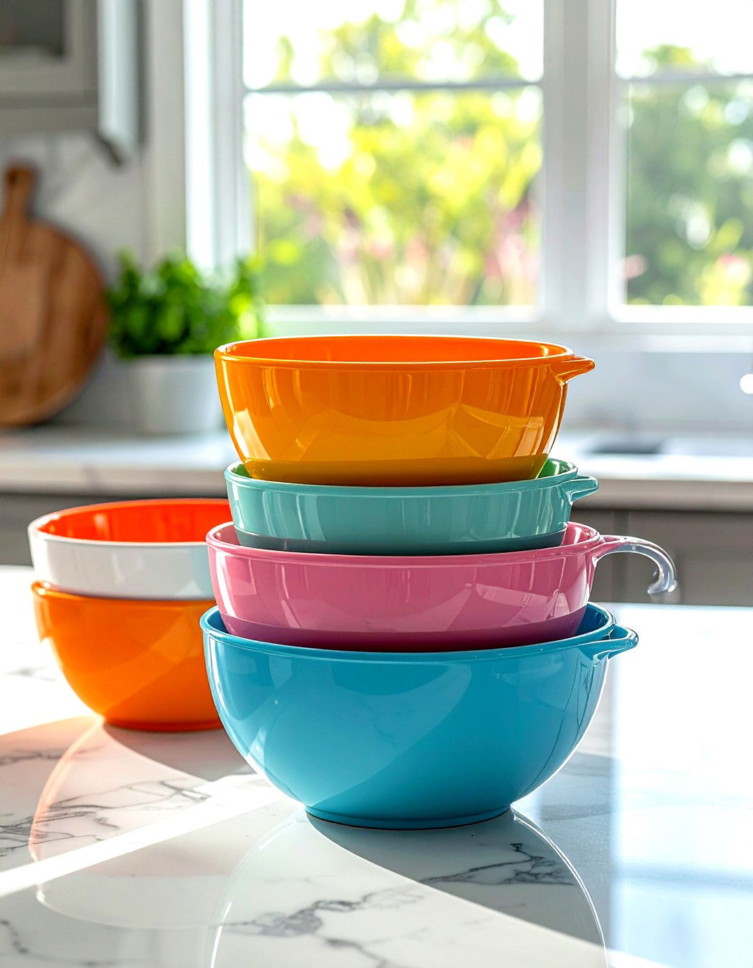 Nested mixing bowl set - 30 kitchen space saving ideas