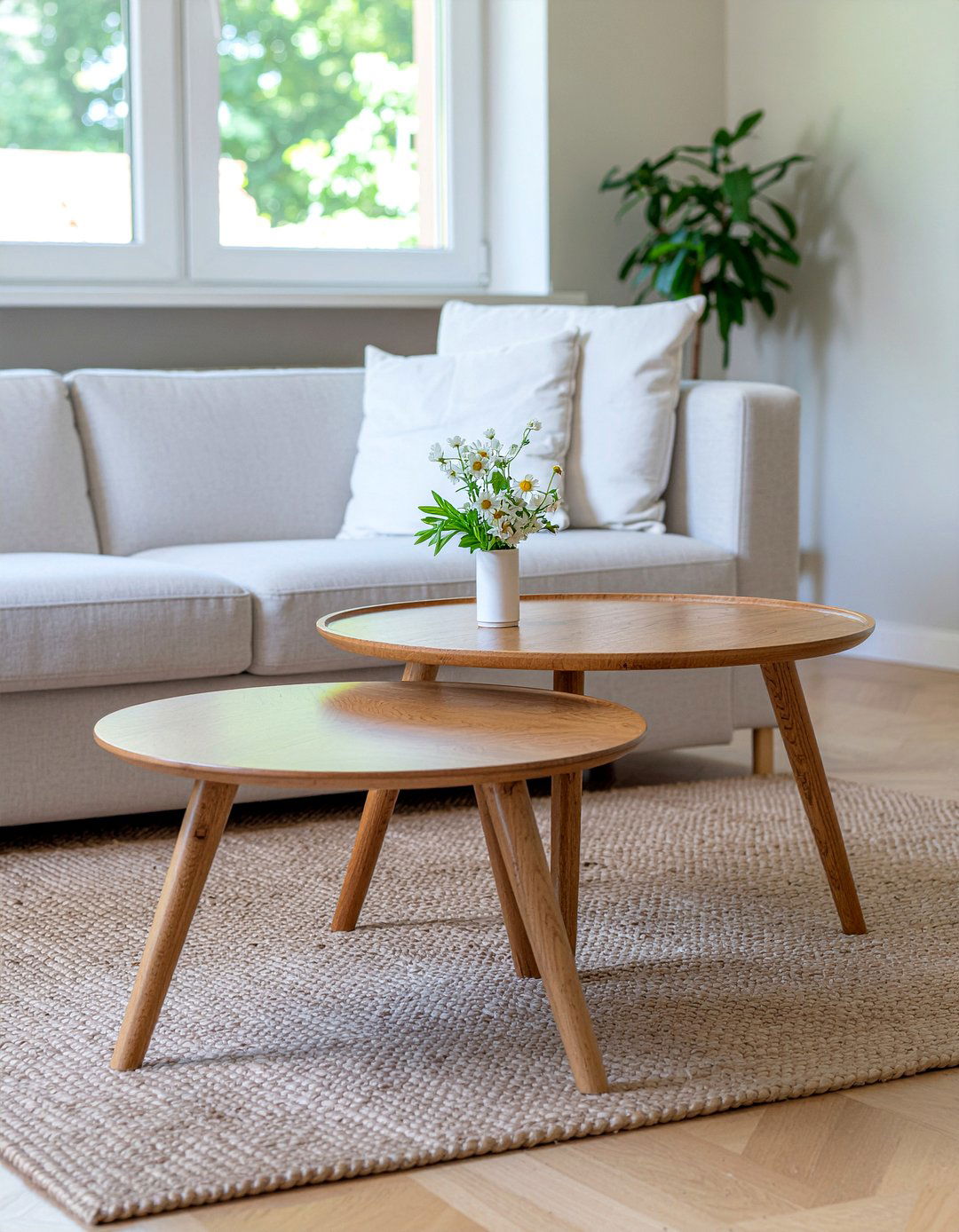 Nesting Coffee Tables - 30 living room Danish modern furniture ideas