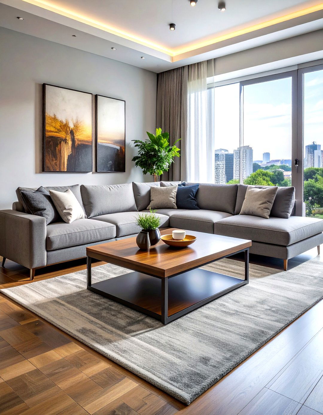 Nesting Square Coffee Table - 30 living room square coffee tables