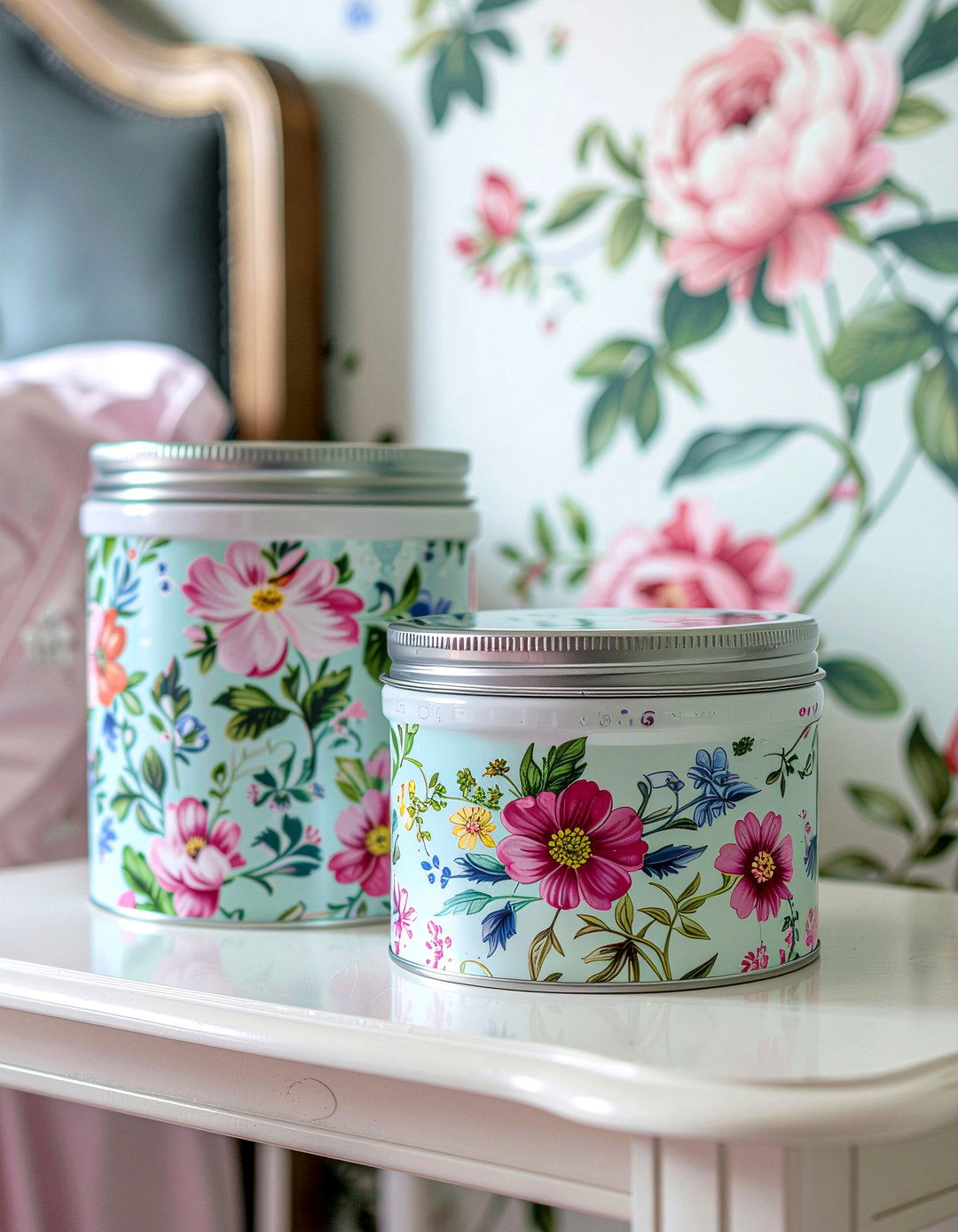 Nesting Storage Tins - 30 bedroom storage boxes