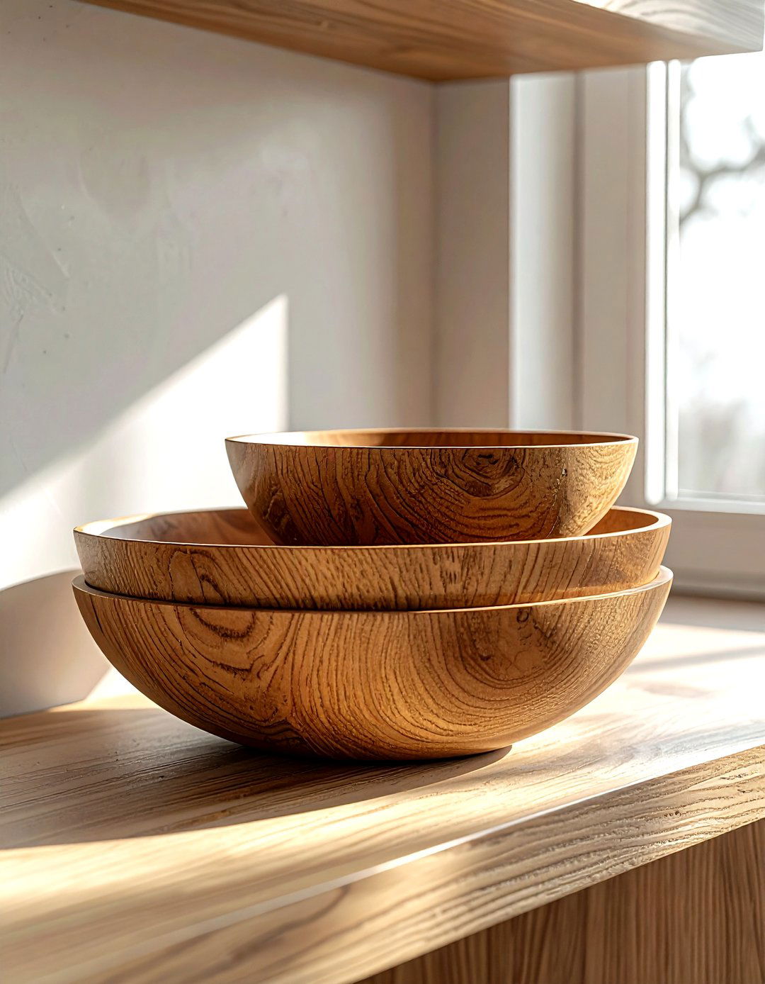 Nesting Wooden Bowl Set - 30 wooden bowl ideas