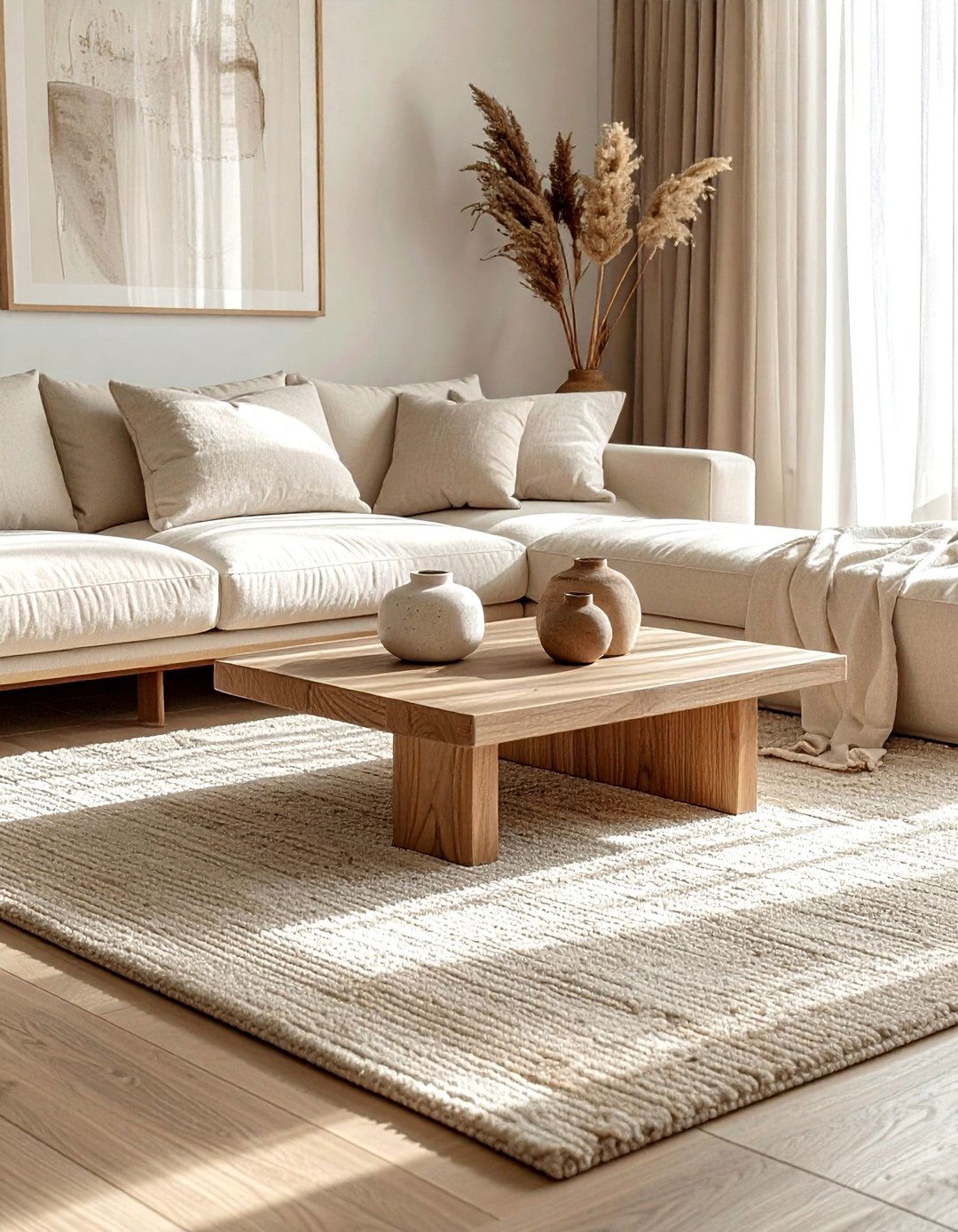 Neutral Area Rug - 30 decor basics