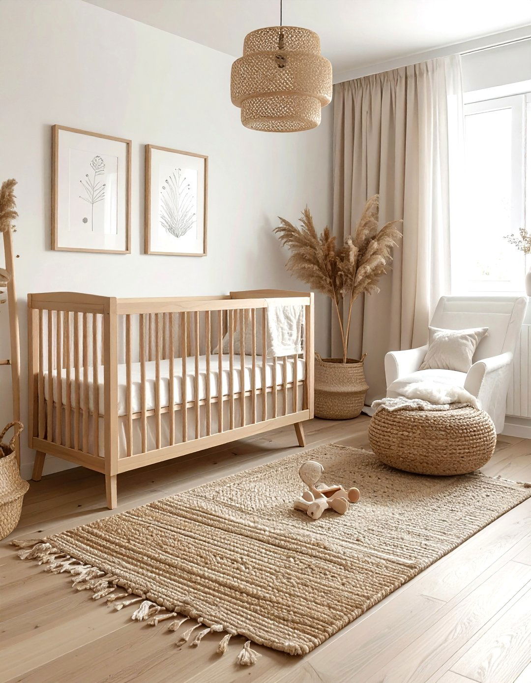 Neutral Baby Nursery - 30 Scandinavian home decor ideas