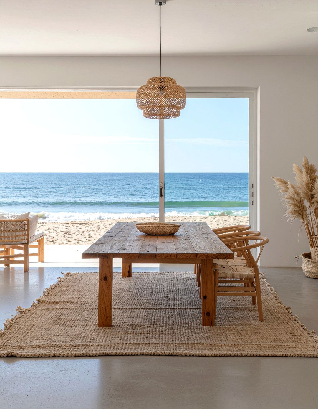 Neutral Beach Dining Room - 30 beach dining room ideas