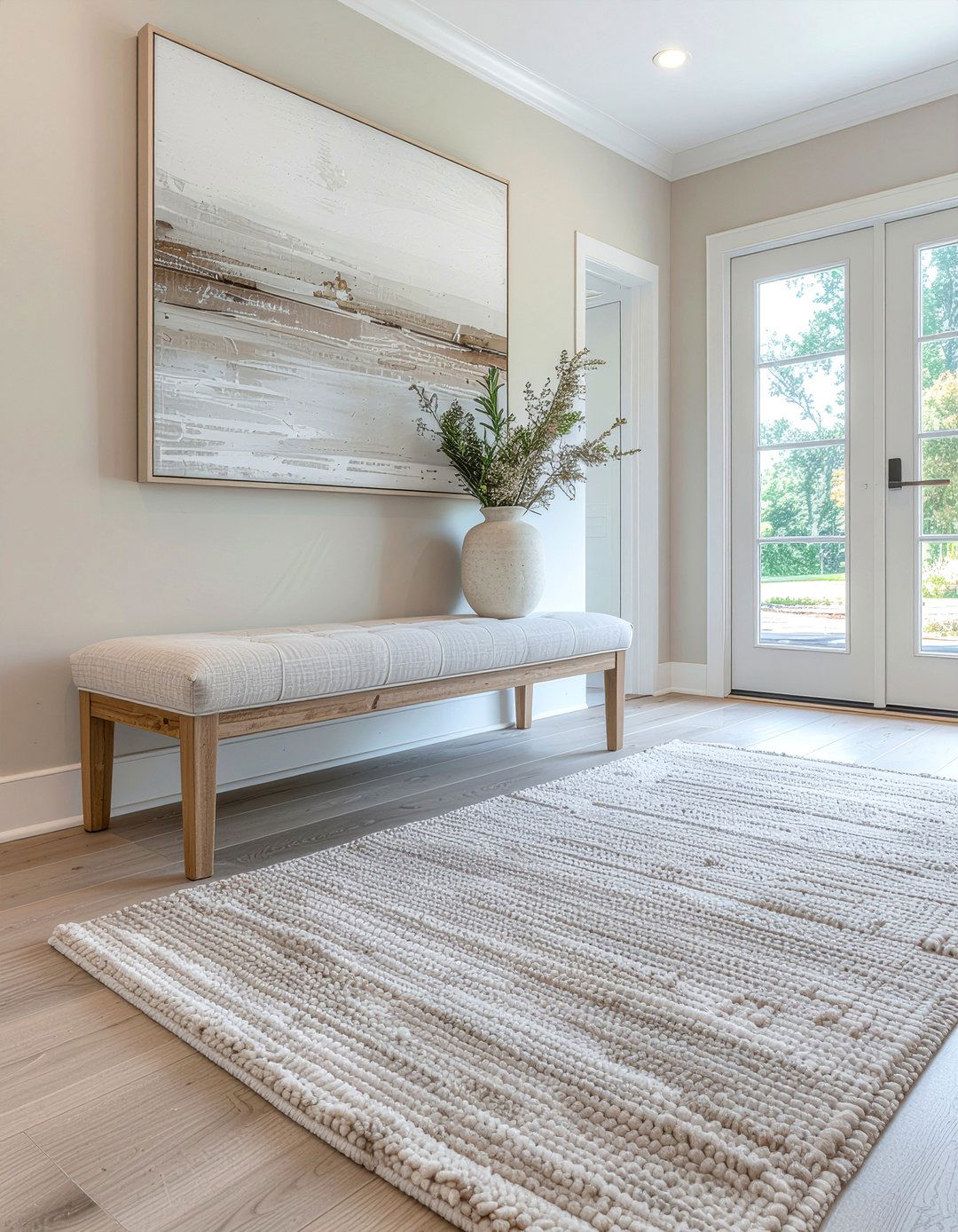 Neutral Color Foyer - 30 entryway decor ideas