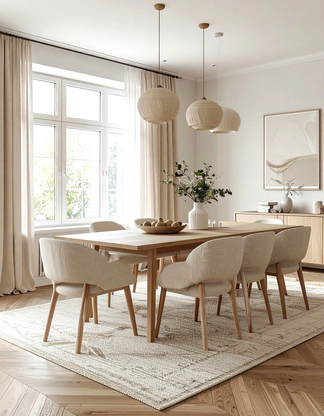 Neutral Color Palette - 30 amazing dining room ideas