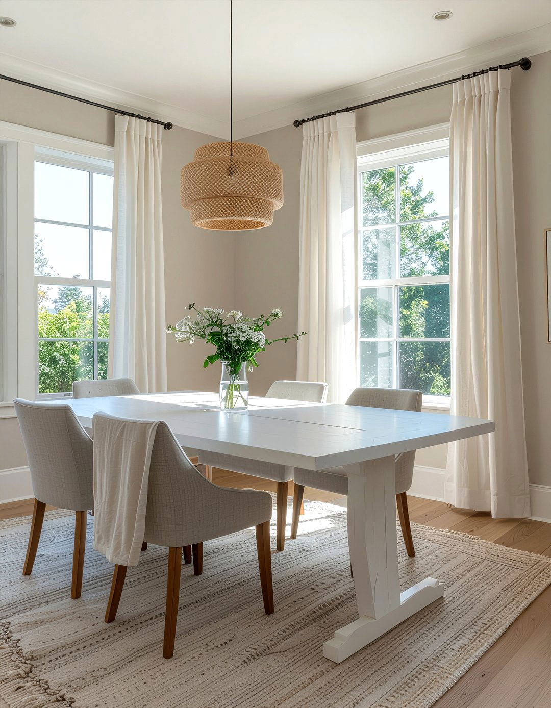 Neutral Color Palette - 30 dining room timeless element ideas