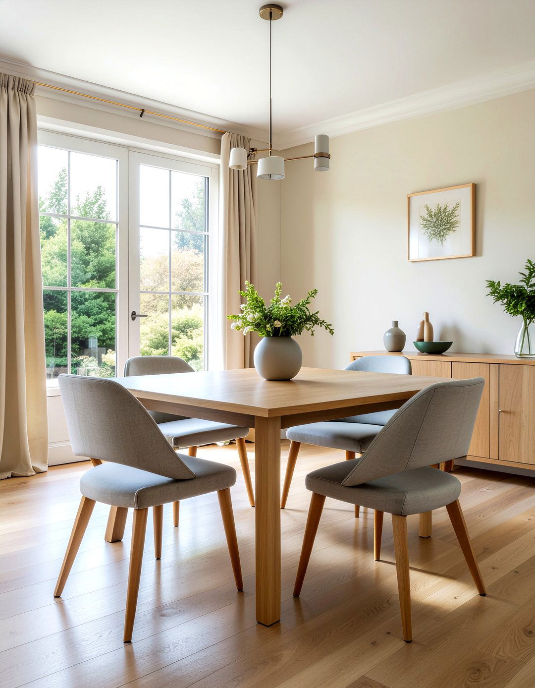 Neutral Color Palette - 30 generational dining room ideas