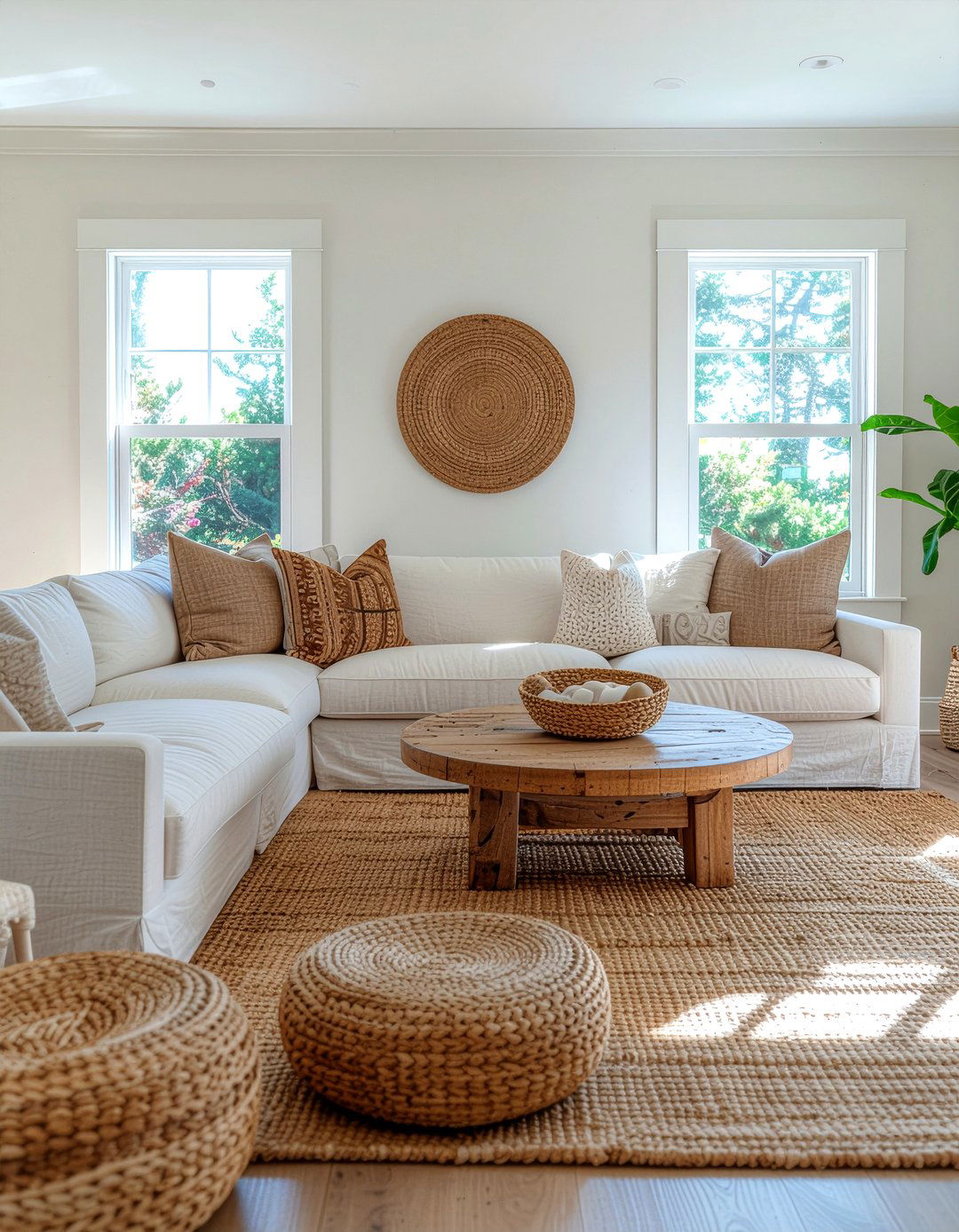 Neutral Color Palette - 30 grand living room ideas