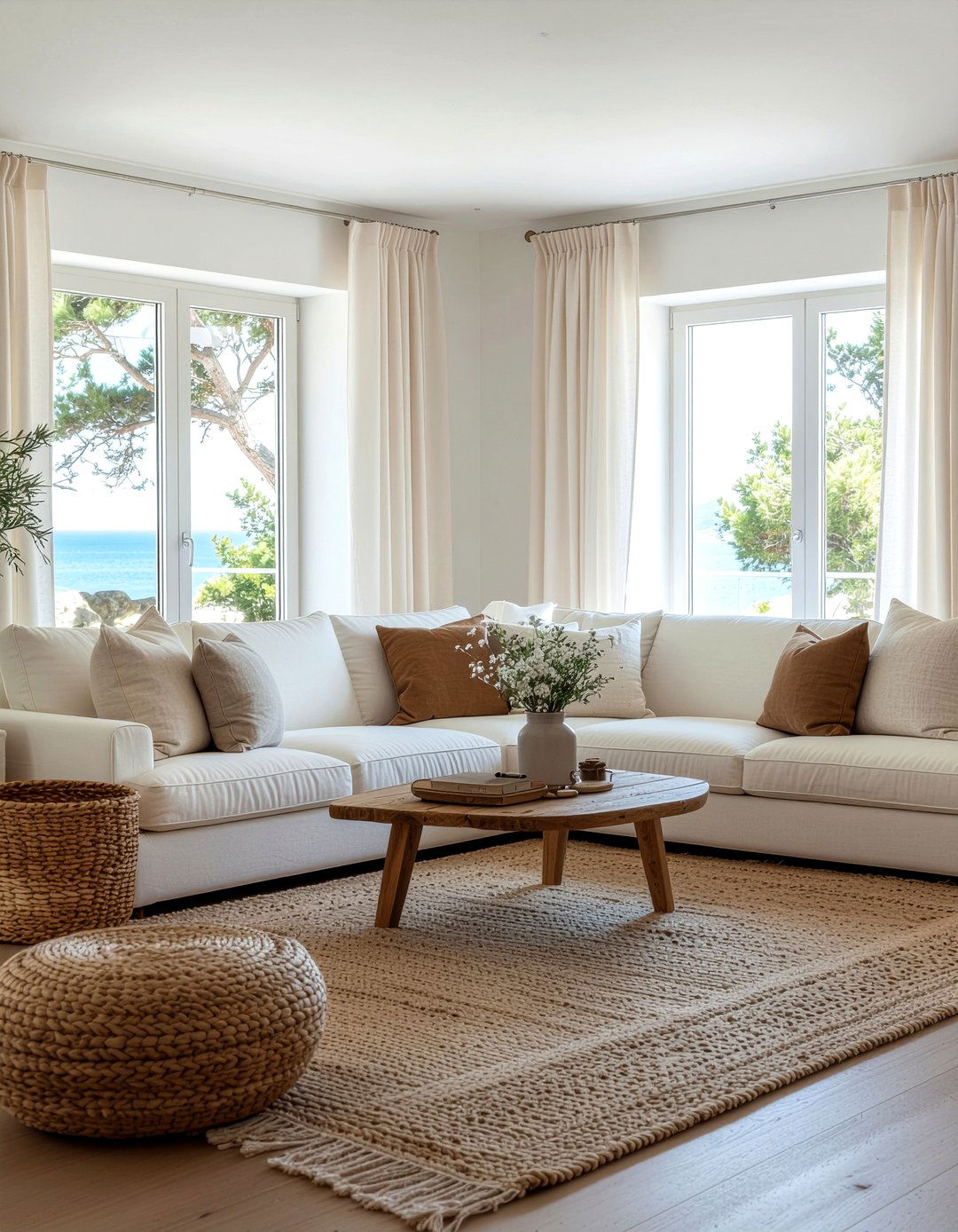 Neutral Color Palette - 30 Greek living room ideas