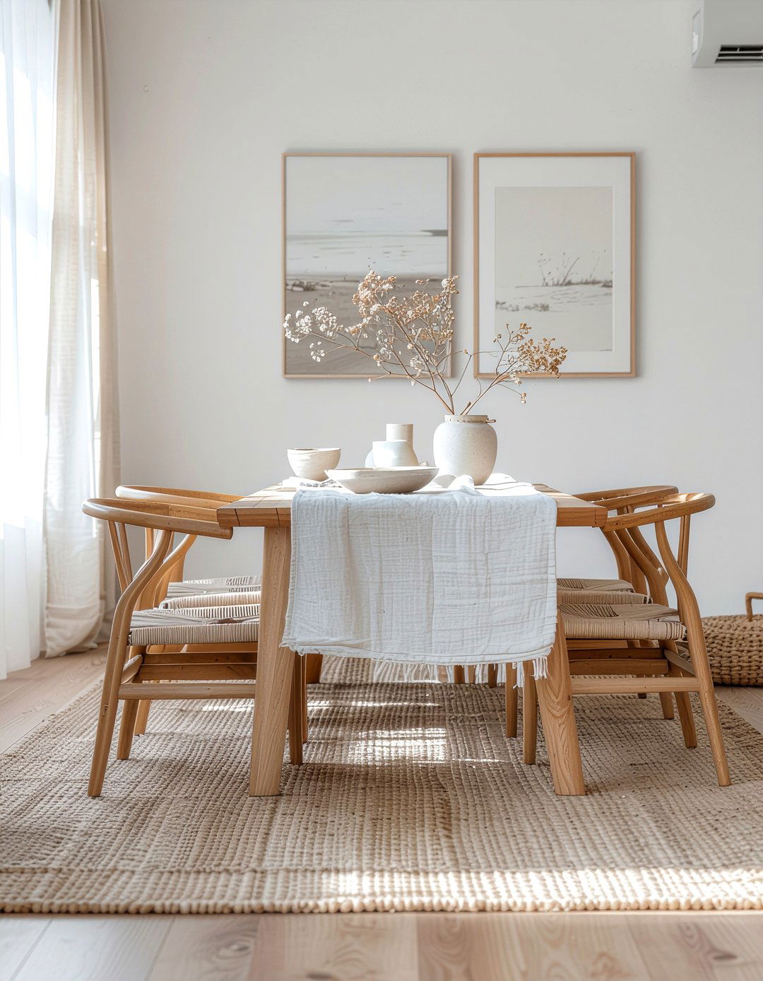 Neutral Color Palette - 30 Japanese dining room ideas