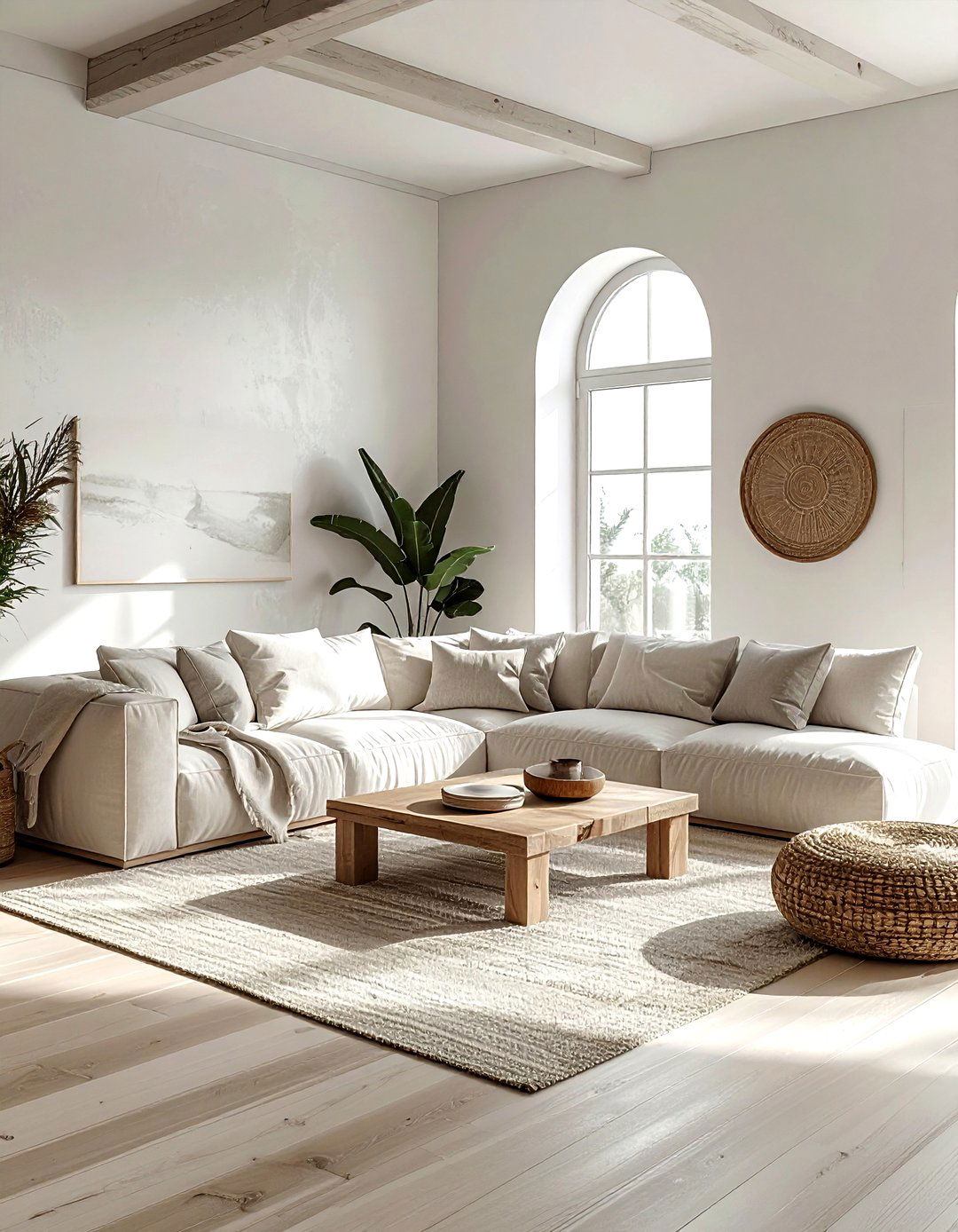 Neutral Color Palette - 30 loft living room ideas