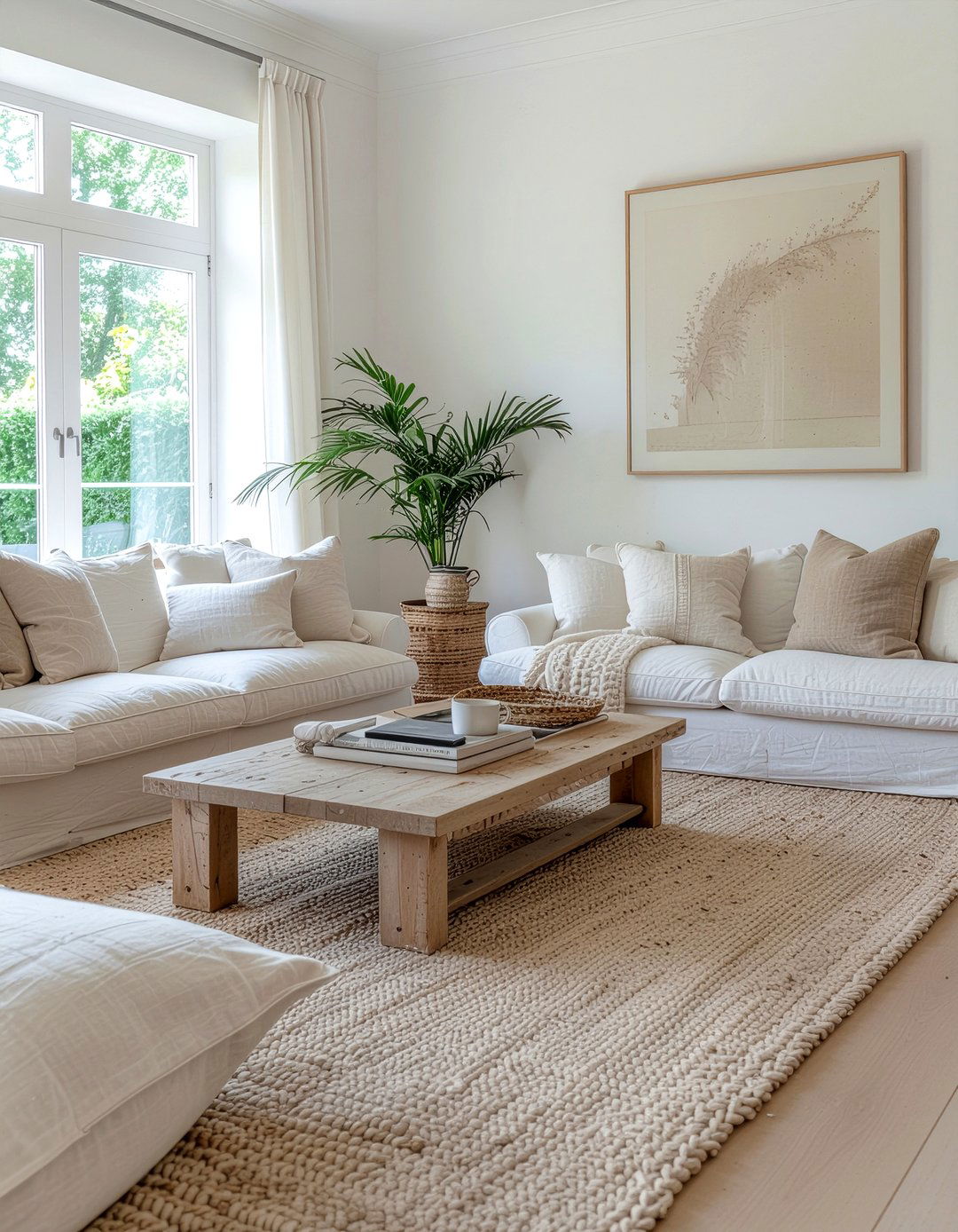 Neutral Color Palette - 30 retreat living room ideas