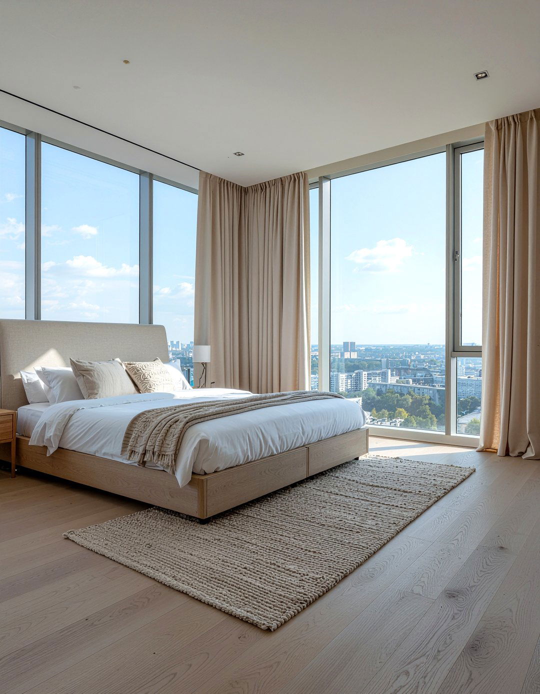 Neutral Color Palette Bedroom - 30 penthouse bedroom ideas