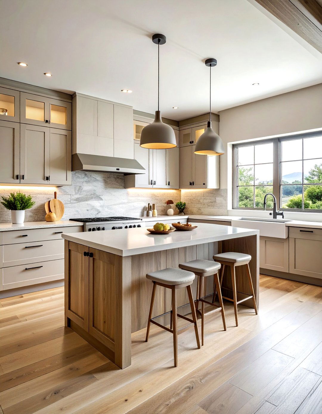 Neutral Color Palette Kitchen - 30 rustic modern kitchen ideas